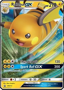 Raichu GX (SM 213) Ingles