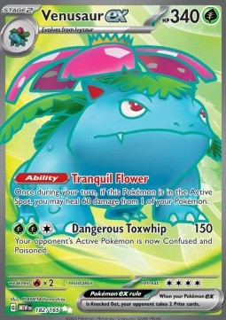 Venusaur ex (MEW 182) Ingles