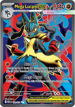 Mega Lucario ex (MEG 160) Español