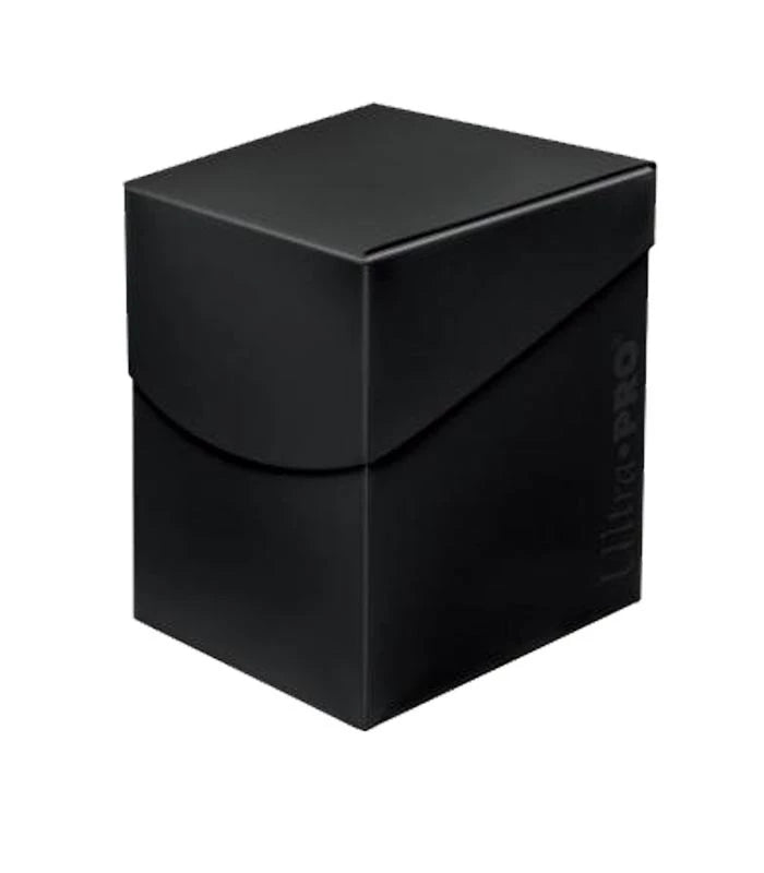 Caja de mazo Deck Box Eclipse 100 Negro Ultra Pro.