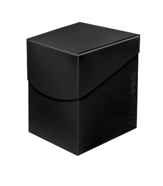 Caja de mazo Deck Box Eclipse 100 Negro Ultra Pro.
