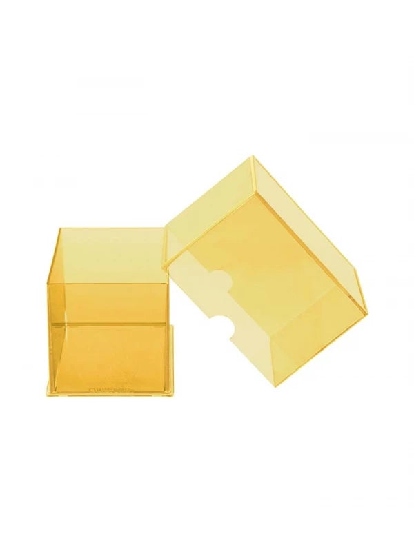 Caja de mazo para cartas Eclipse de 2 piezas Deck Box Lemon Yellow amarillo Ultra Pro