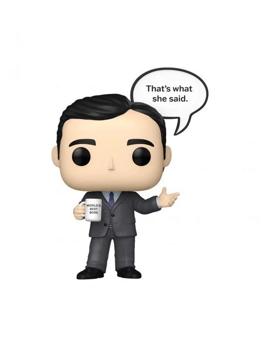 Funko POP! Vinyl Michael Scott (Thats what she sai