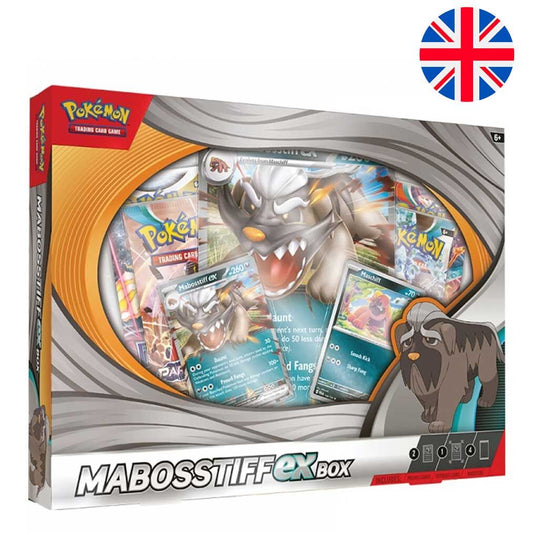 Blister cartas coleccionables Mabosstiff Pokemon ingles
