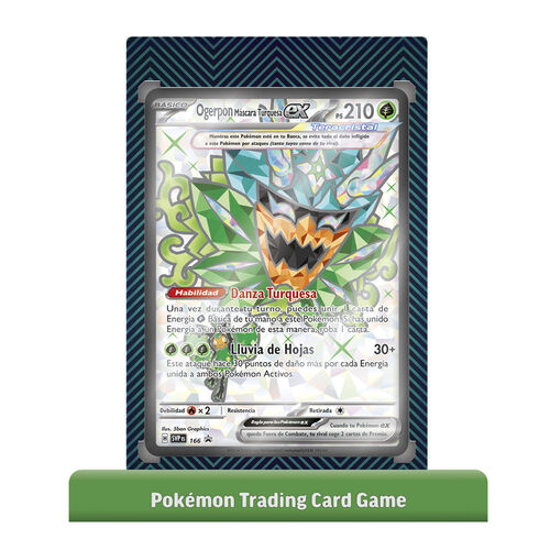 Estuche juego cartas coleccionables Ogerpon EX Pokemon en Español