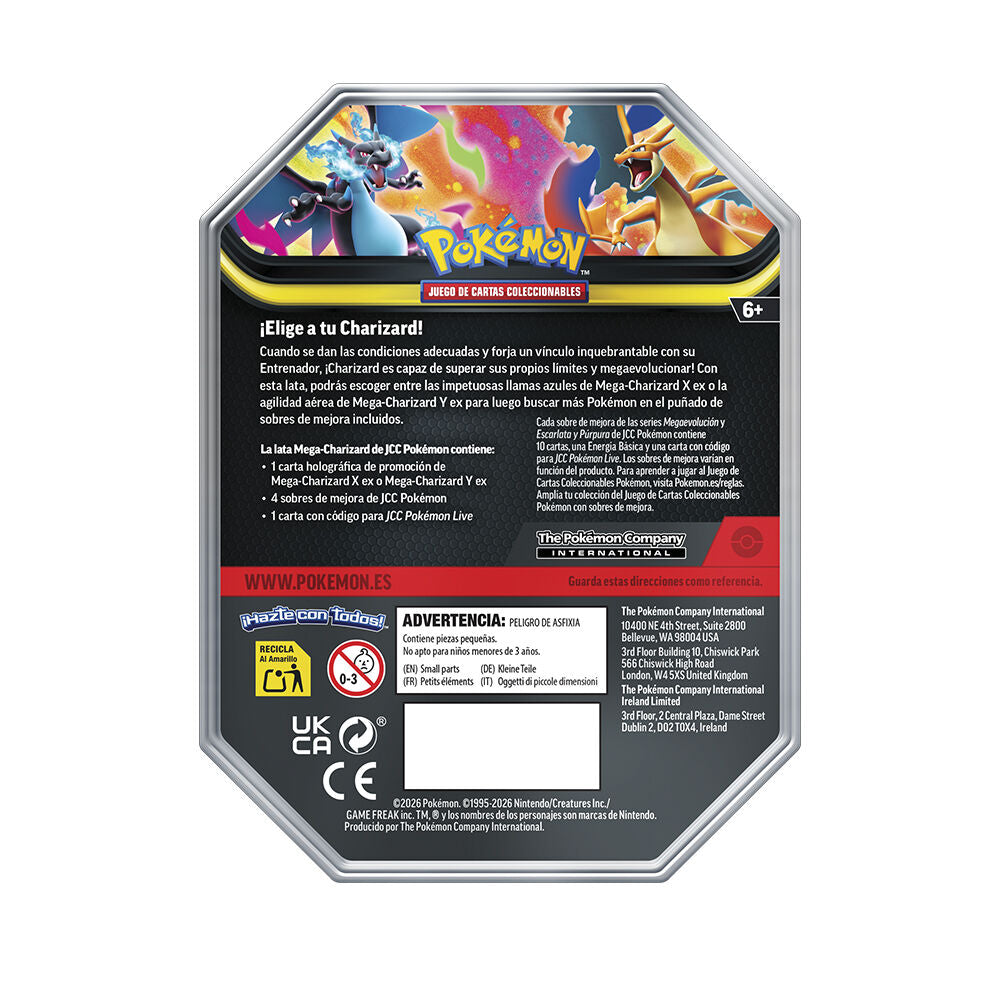 Lata Juego Cartas Coleccionables Spring ex Pokemon