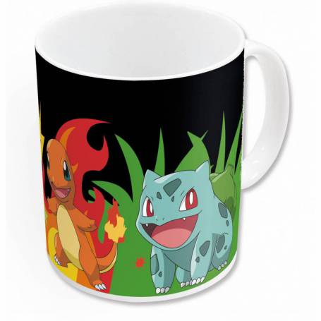 Taza cerámica 325ml cambio color pokemon (en caja