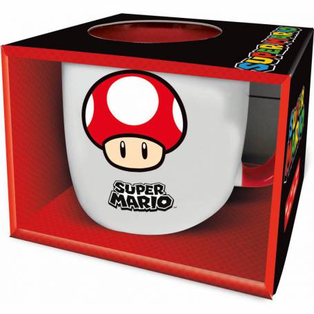 Taza cerámica elite Super Mario 380ml (caja regalo