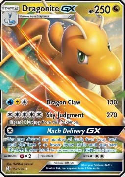 Dragonite GX (UNM 152) Español
