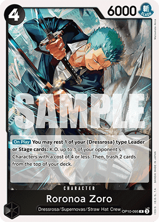 Roronoa Zoro (OP10-095) Ingles