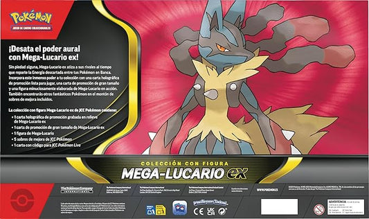 Blister cartas Mega Lucario Ex Pokemon español