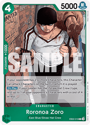 Roronoa Zoro (EB02-019) Ingles