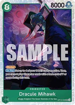Dracule Mihawk (OP12-030) (V.1) Ingles