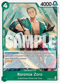 Roronoa Zoro (PRB02-006) (V.1) Ingles