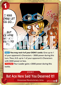 But Ace Here Said You Deserved It!! (OP13-019) Jap