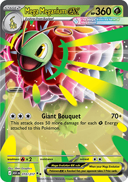 Mega Meganium ex (ASC 010) Ingles