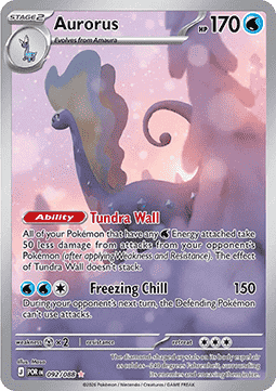 Aurorus (POR 092) Ingles