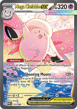 Mega Clefable ex (POR 119) Español