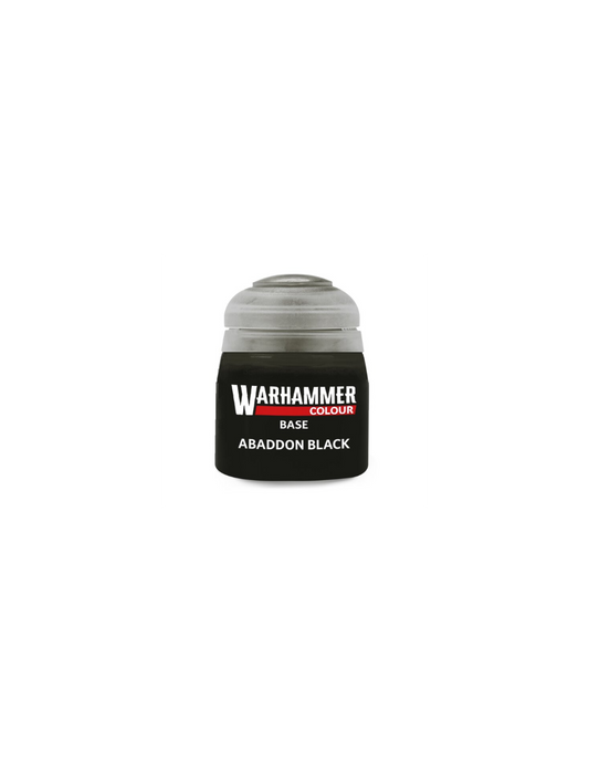 WH Colour- B: ABADDON BLACK 12ML ROW
