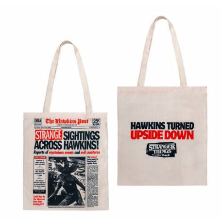 Bolsa Tote Stranger Things Hawkins Turned Upside D