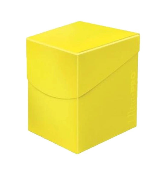Caja de mazo Deck Box Eclipse 100 Amarillo Ultra P