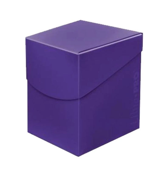 Caja de mazo Deck Box Eclipse 100 Morado Ultra Pro