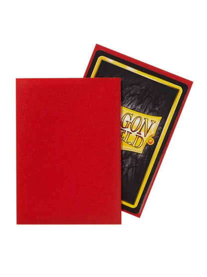 Fundas Standard Matte Crimson Rojo (100 fundas) D