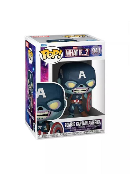 Funko POP! 941 What If - Zombie Captain America -