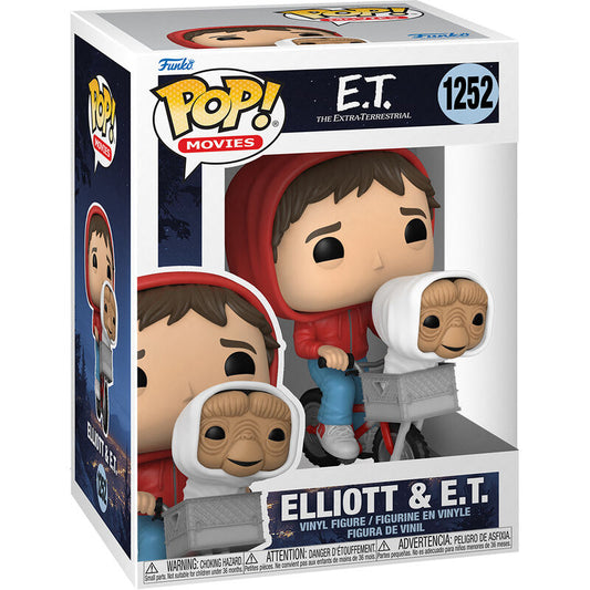 Funko POP! Elliott with ET in Bike Baske E.T. el e