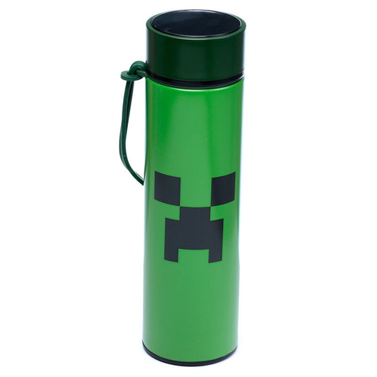 Botella acero inoxidable termo Minecraft termometr
