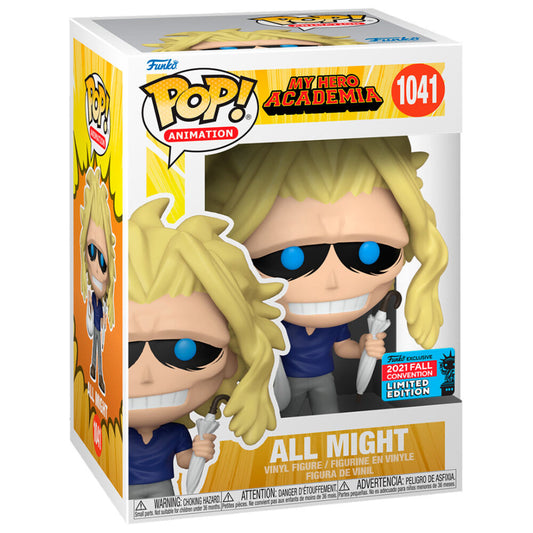 Funko POP! Vinyl (Exc) All Might w/Bag & Umbrella
