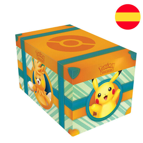 Cofre del tesoro juego cartas Pokemon esp