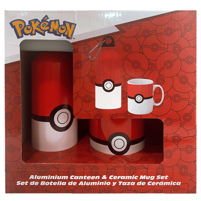 Set cantimplora + taza Pokemon
