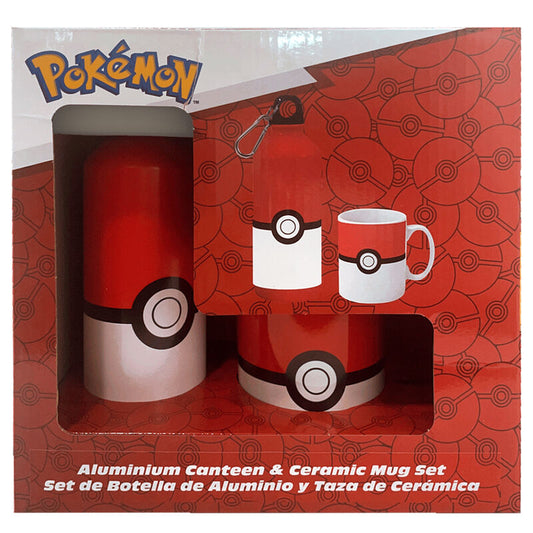 Set cantimplora + taza Pokemon