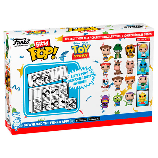 Blister 4 figuras Bitty Toy Story Woody