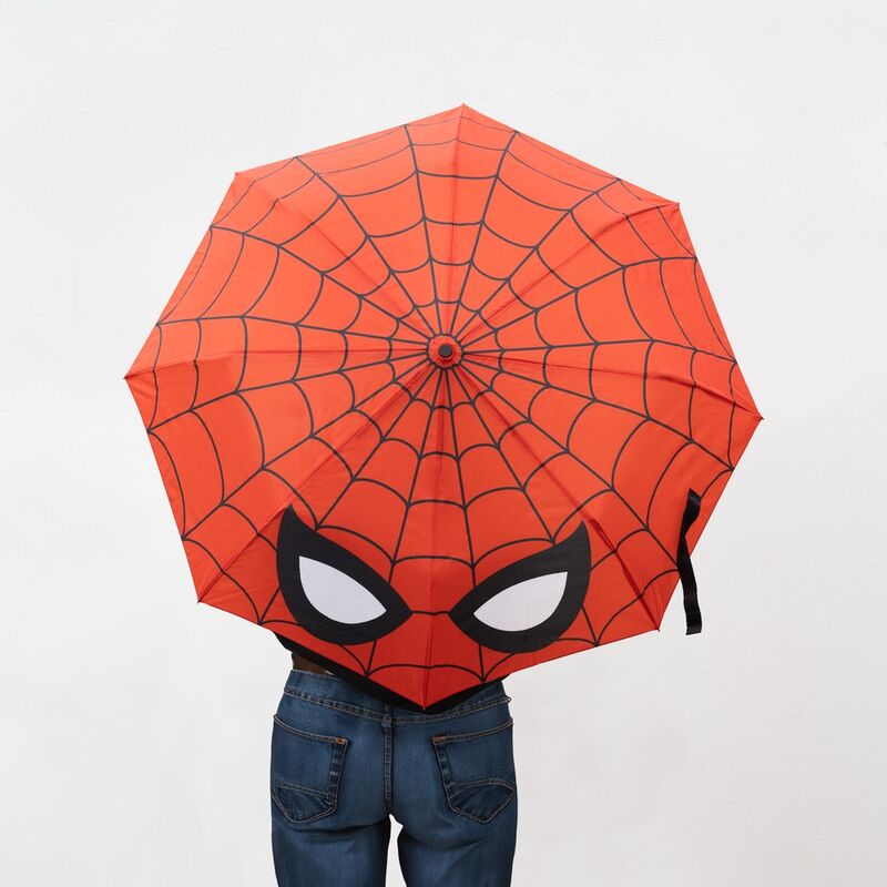 Paraguas plegable automatico Spiderman
