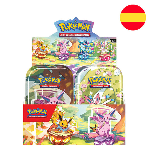 Mini lata juego cartas Evoluciones Prismaticas Pok