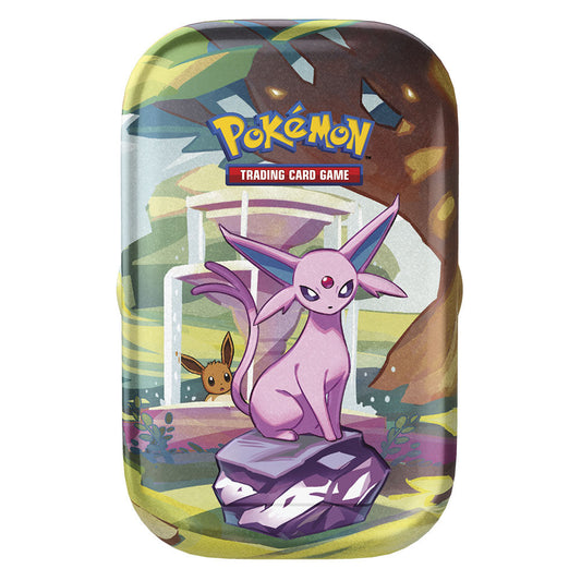 Mini lata juego cartas Evoluciones Prismaticas Pok