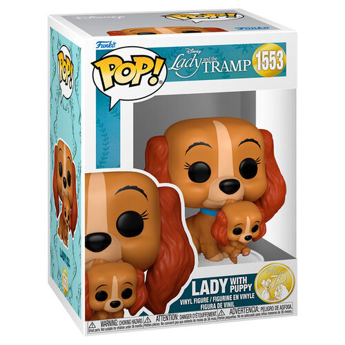 Funko POP! Vinyl Lady with puppy -Disney