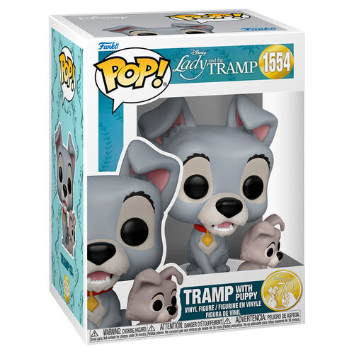 Funko POP! Vinyl Tramp with puppy Disney
