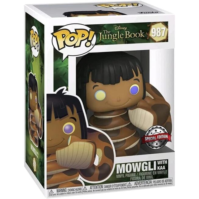 Funko Pop! Jungle Book- Mowgli w/Kaa