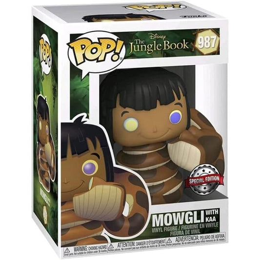 Funko Pop! Jungle Book- Mowgli w/Kaa