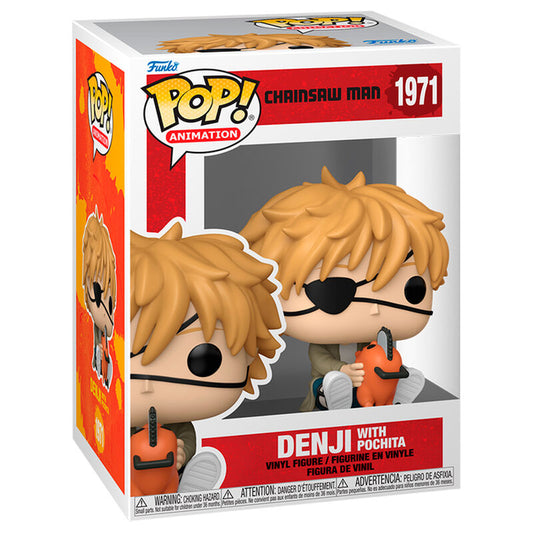 Funko POP! Vinyl Denji With Pochita - Chainsaw Man