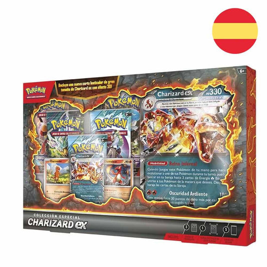 Blister juego cartas coleccionables Charizard Poke