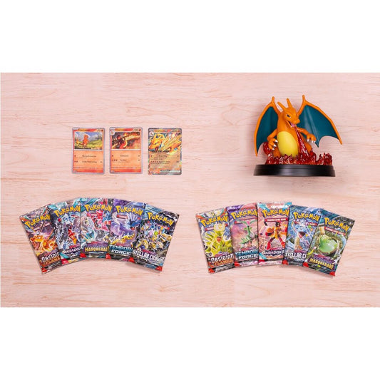 Estuche juego cartas coleccionables Charizard Poke