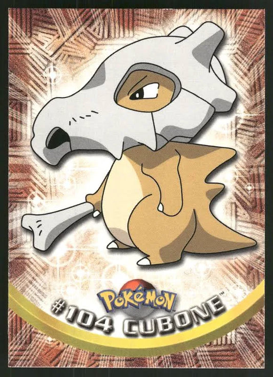 Cubone [Foil] 104 Pokemon 2000 Topps TV
