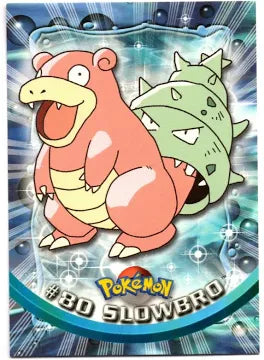 Slowbro [NO Foil] 80 Pokemon 2000 Topps TV