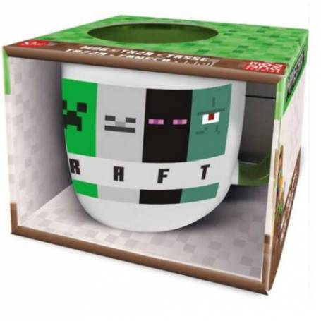 Taza cerámica élite 380ml minecraft squared (en ca